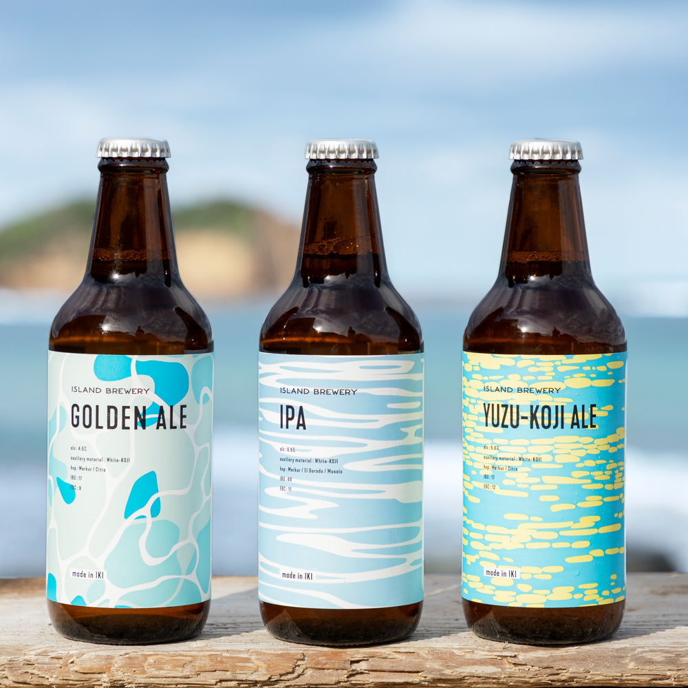 一番人気!定番3種 6本セット(GOLDEN ALE / IPA / YUZU-KOJI ALE)
