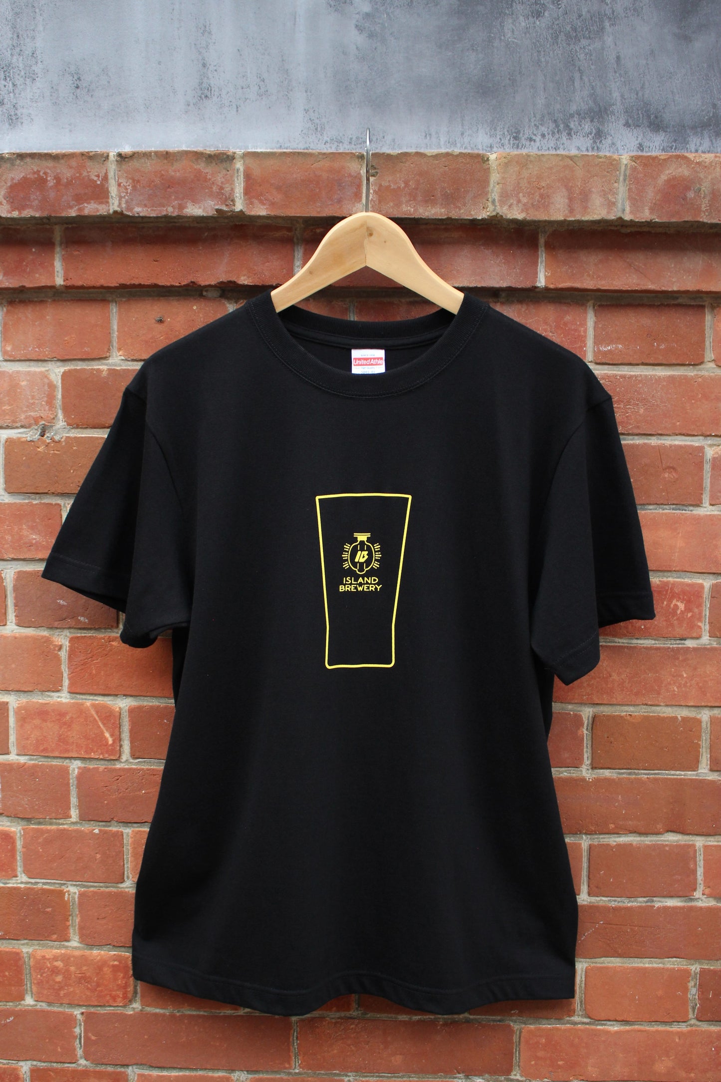 オリジナルTシャツ(グラスデザイン)ブラック