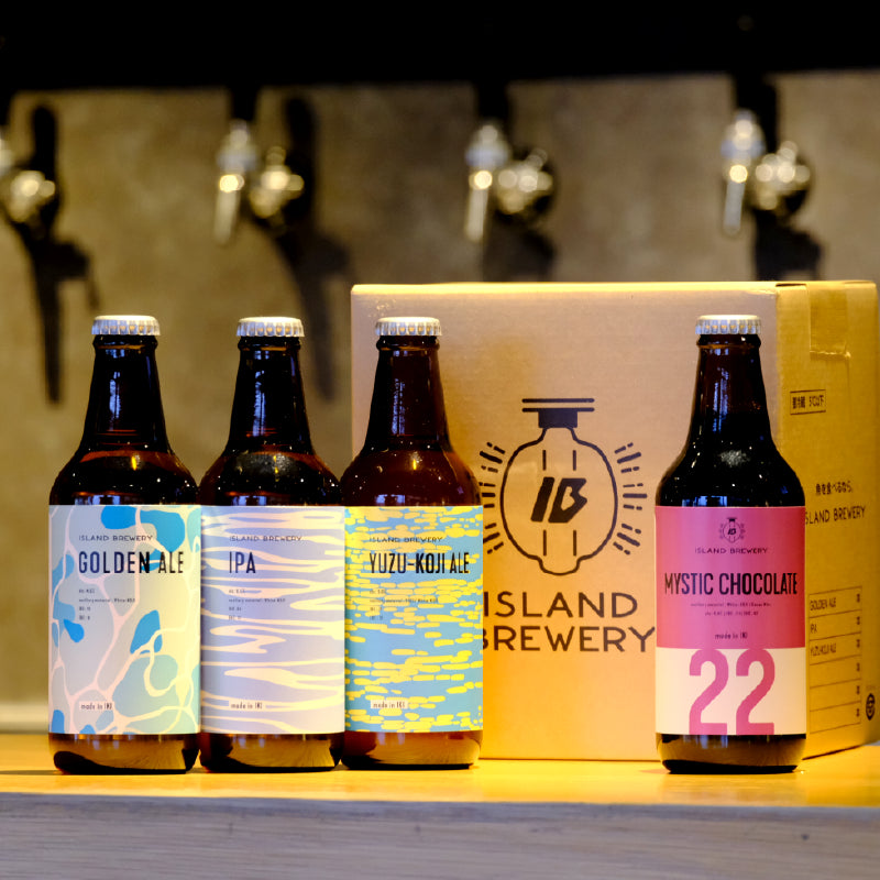 【期間限定】MYSTIC CHOCOLATE 3本 + 定番ビール3種 6本セット（MYSTIC CHOCOLATE / GOLDEN ALE / IPA / YUZU-KOJI ALE）