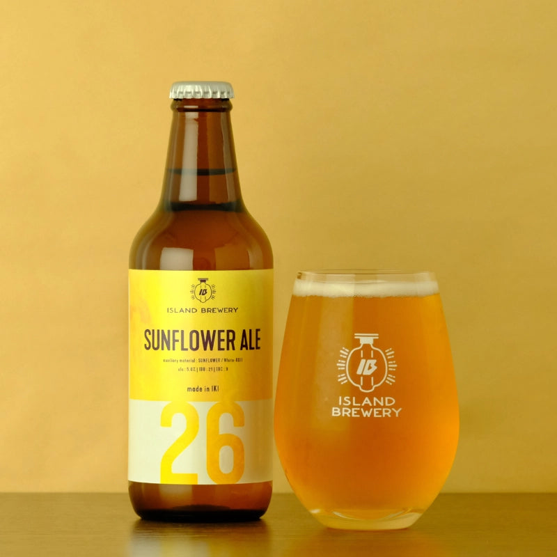 【期間限定】【8月1日以降発送】SUNFLOWER ALE 3本 + 定番ビール3種 6本セット（SUNFLOWER ALE / GOLDEN ALE / IPA / YUZU-KOJI ALE）