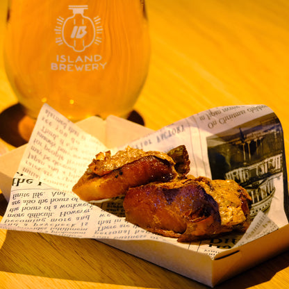 【父の日ギフトに】【ビール&壱岐の味覚セット】魚に合うビール3種類 + 平山旅館のカマ焼き燻製（GOLDEN ALE / YUZU-KOJI ALE / PEARL STOUT）
