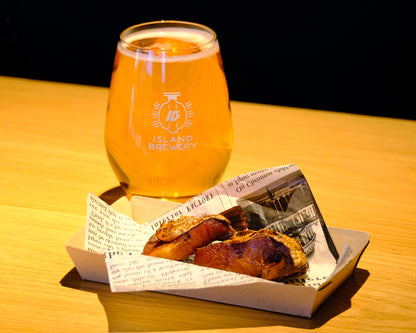 【父の日ギフトに】【ビール&壱岐の味覚セット】魚に合うビール3種類 + 平山旅館のカマ焼き燻製（GOLDEN ALE / YUZU-KOJI ALE / PEARL STOUT）